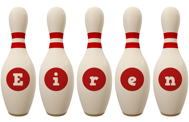 Eiren bowling-pin logo