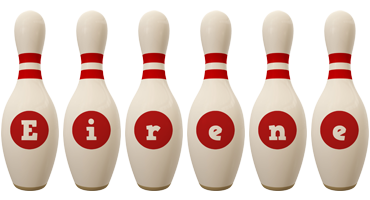 Eirene bowling-pin logo