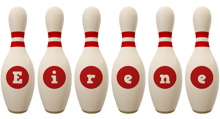 Eirene bowling-pin logo