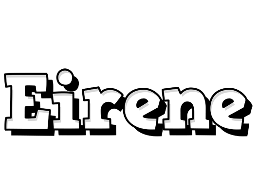 Eirene snowing logo