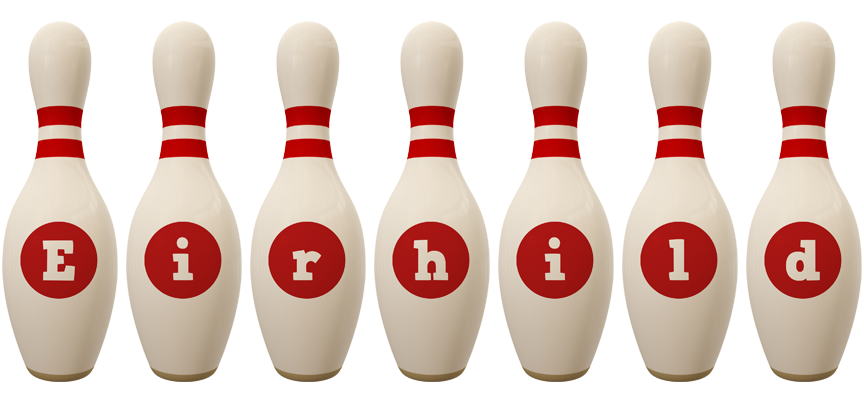 Eirhild bowling-pin logo