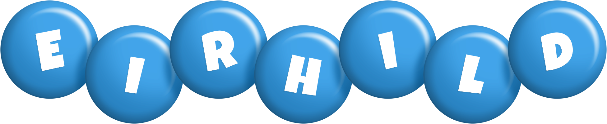 Eirhild candy-blue logo
