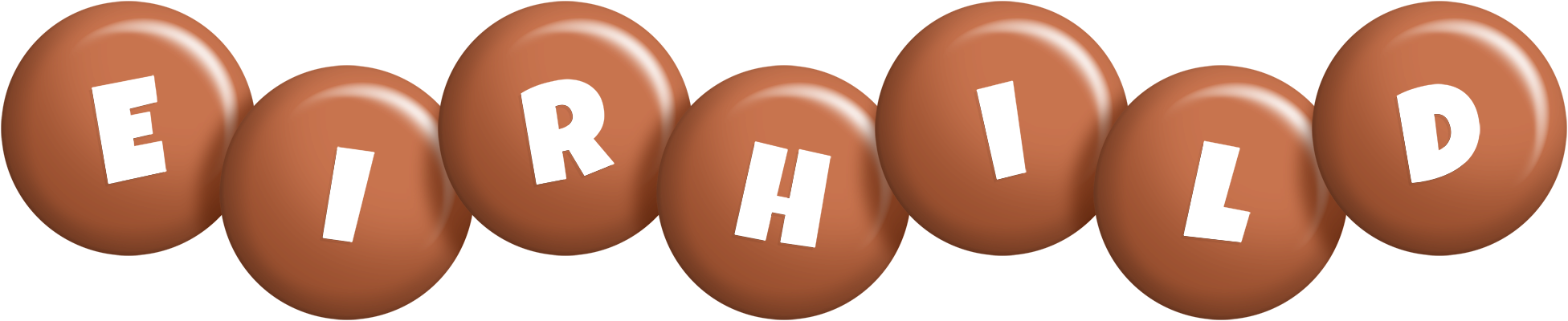 Eirhild candy-brown logo