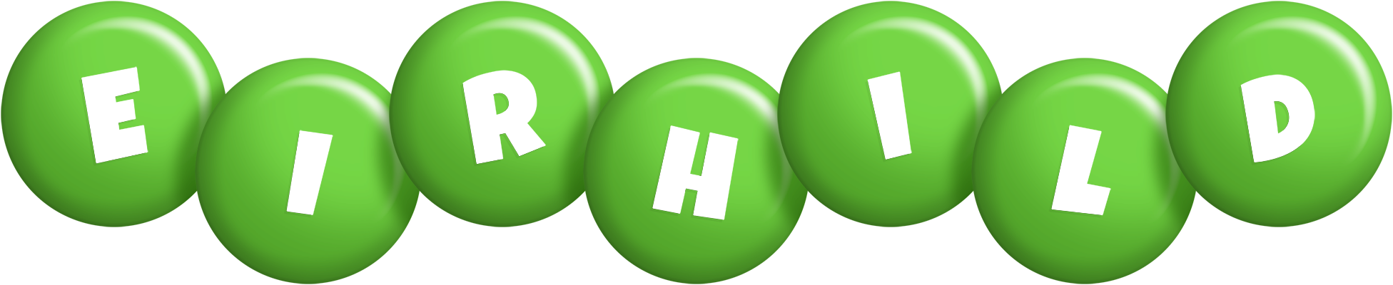 Eirhild candy-green logo
