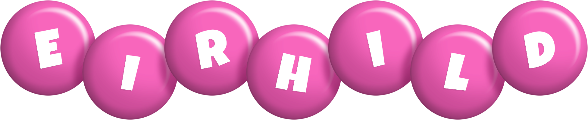 Eirhild candy-pink logo