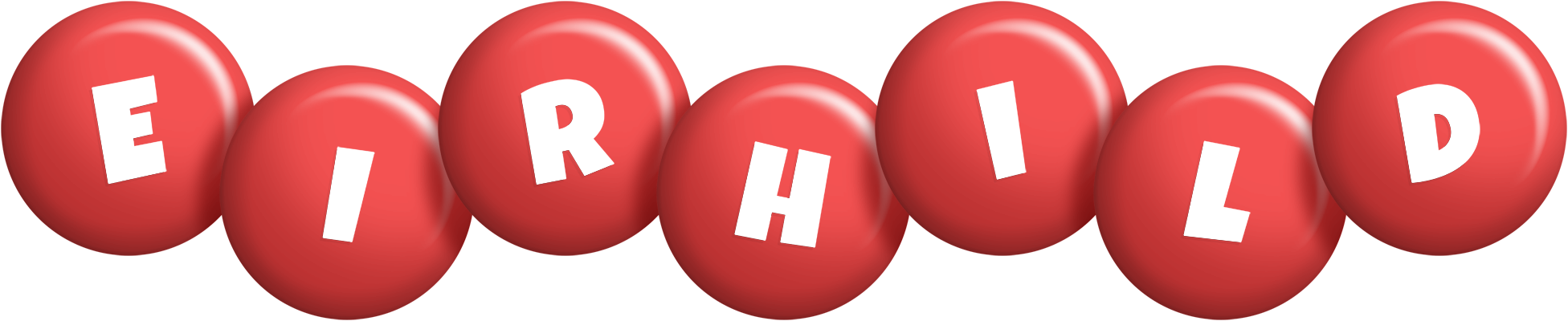 Eirhild candy-red logo