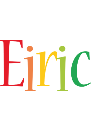 Eiric birthday logo