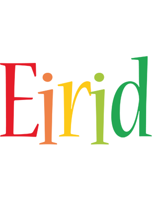 Eirid birthday logo
