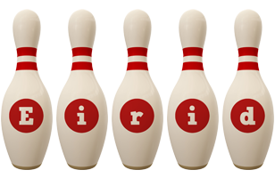 Eirid bowling-pin logo