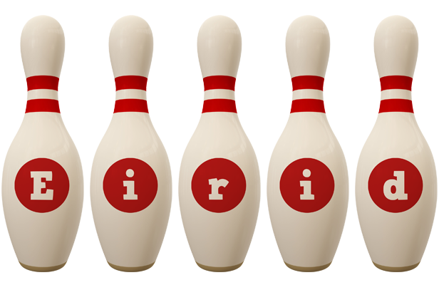 Eirid bowling-pin logo