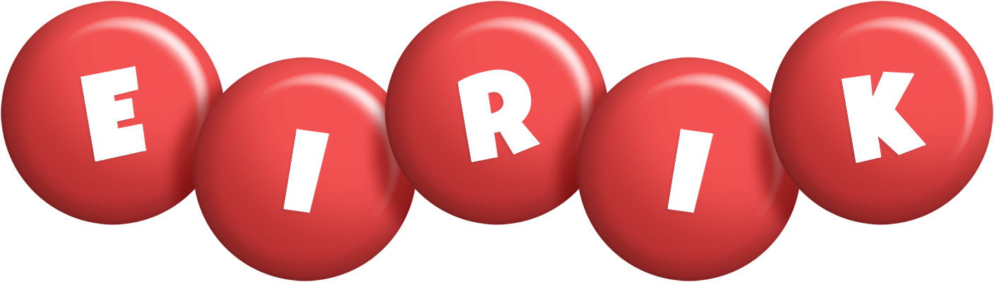Eirik candy-red logo