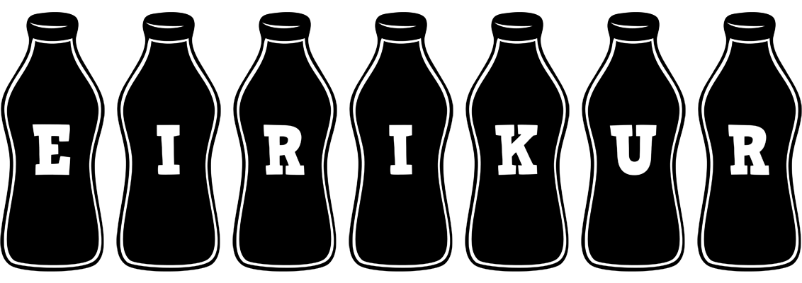 Eirikur bottle logo