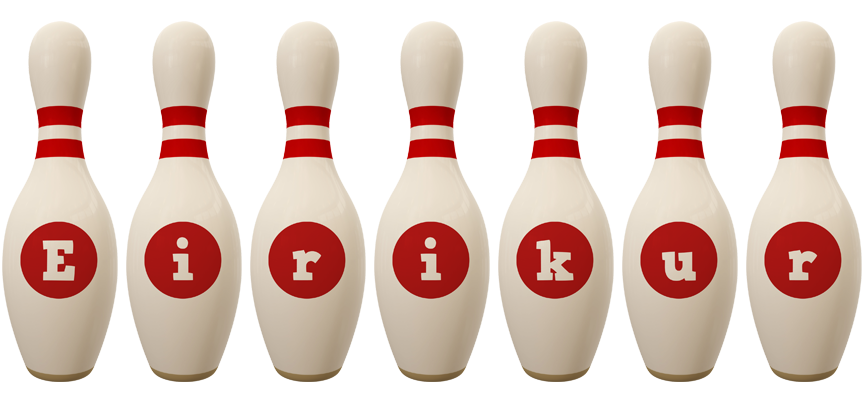 Eirikur bowling-pin logo