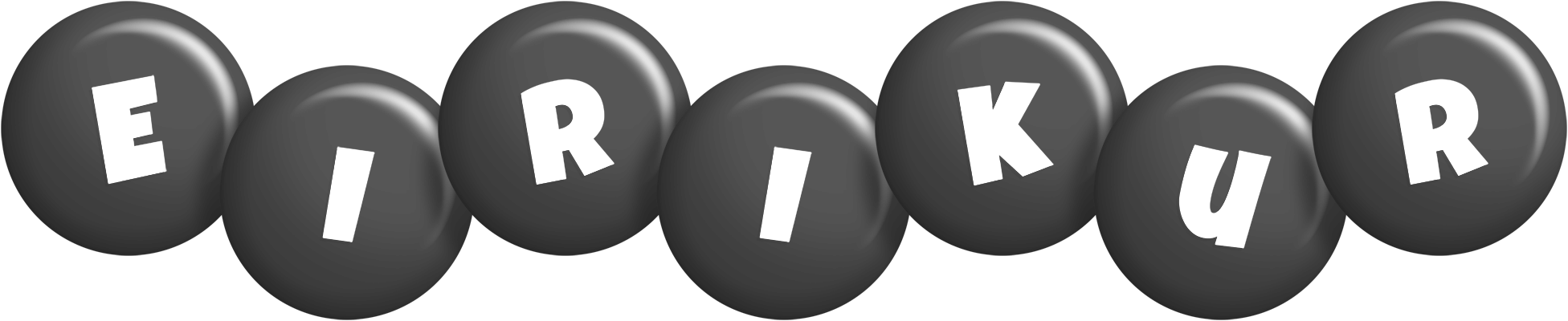 Eirikur candy-black logo