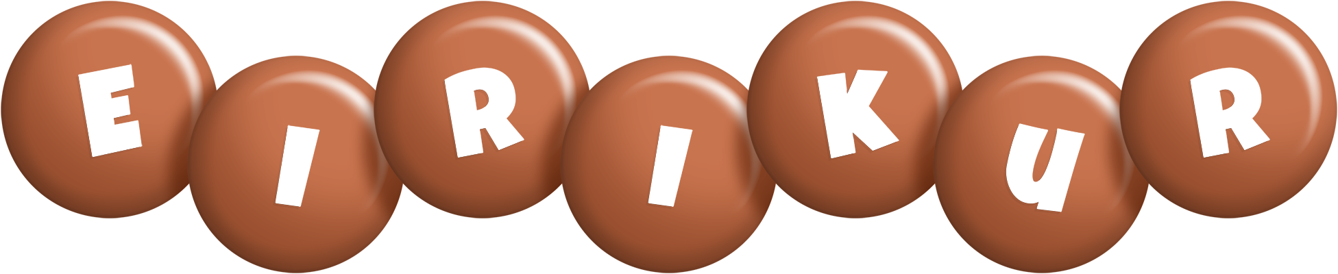 Eirikur candy-brown logo