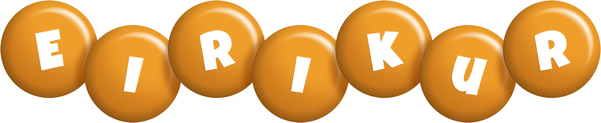 Eirikur candy-orange logo