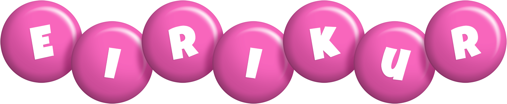 Eirikur candy-pink logo