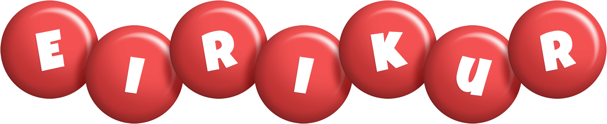 Eirikur candy-red logo