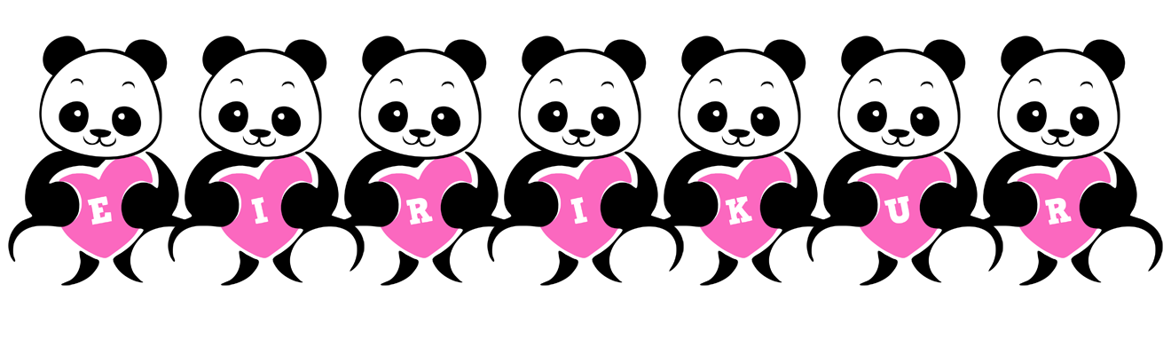 Eirikur love-panda logo