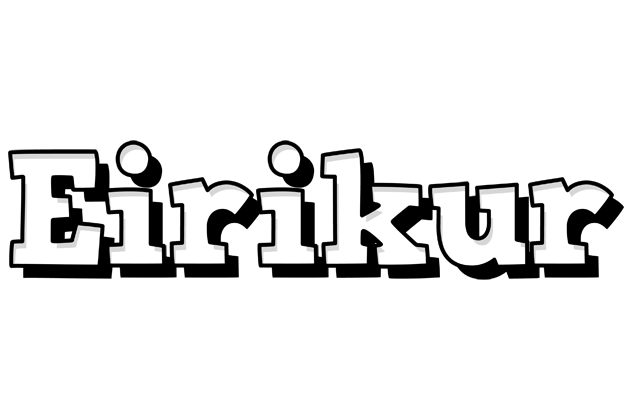 Eirikur snowing logo