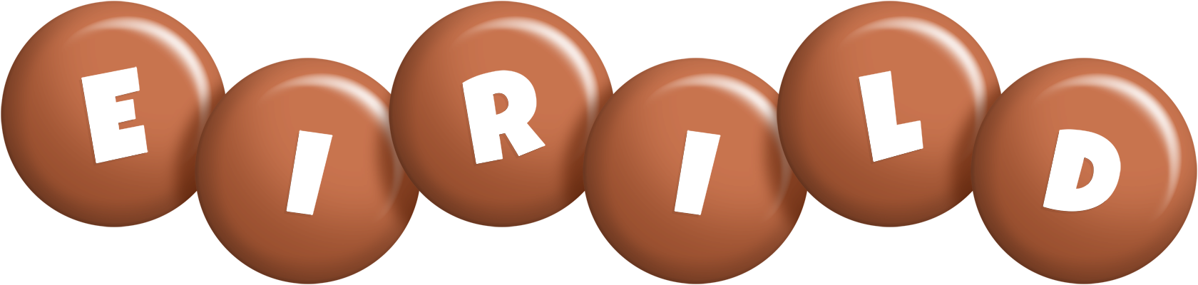 Eirild candy-brown logo
