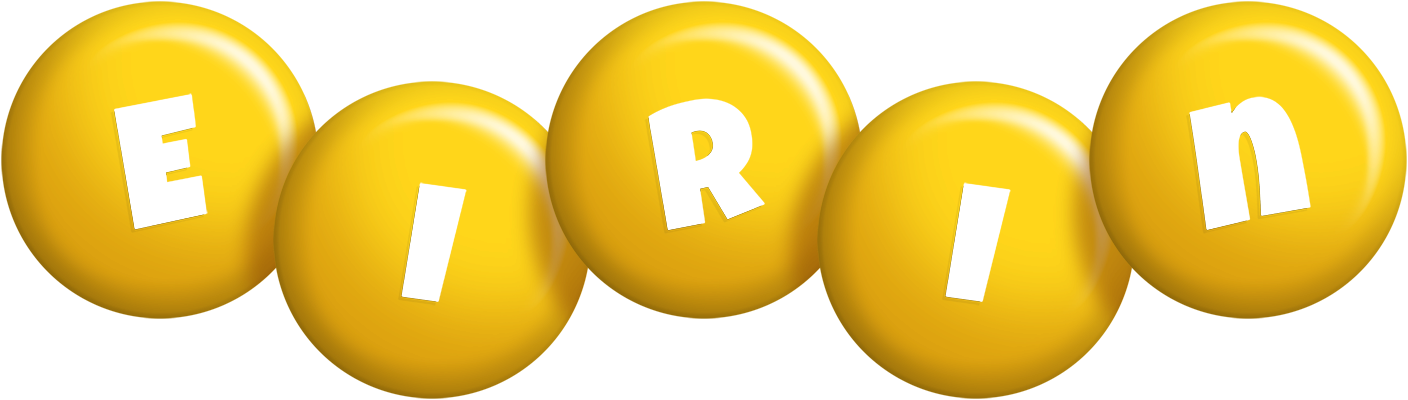 Eirin candy-yellow logo