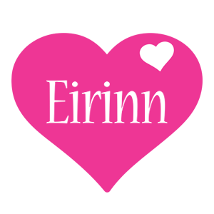 Eirinn love-heart logo