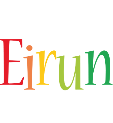 Eirun birthday logo