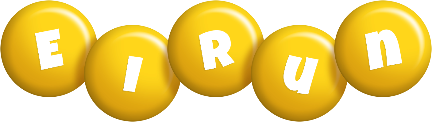 Eirun candy-yellow logo