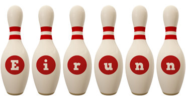 Eirunn bowling-pin logo