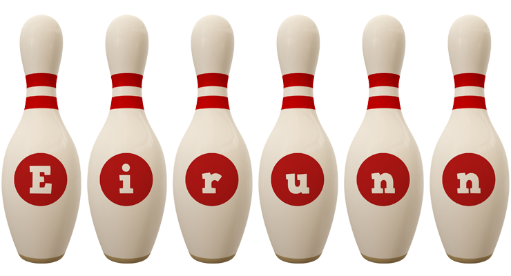 Eirunn bowling-pin logo