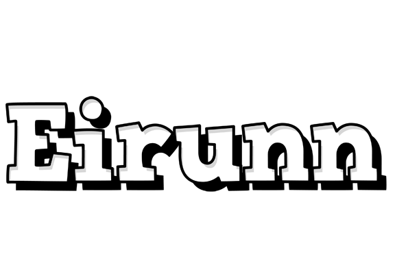 Eirunn snowing logo