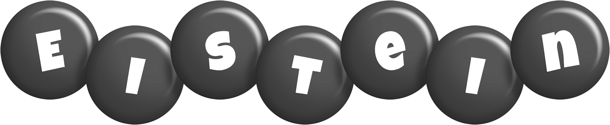 Eistein candy-black logo