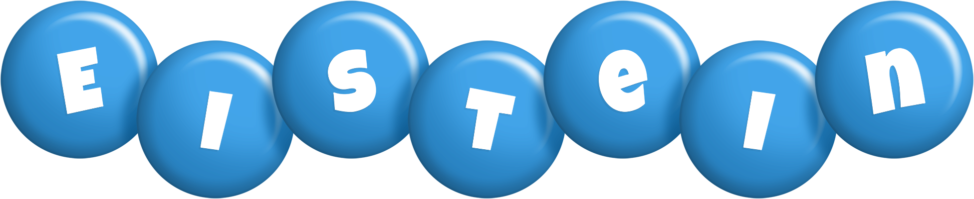 Eistein candy-blue logo
