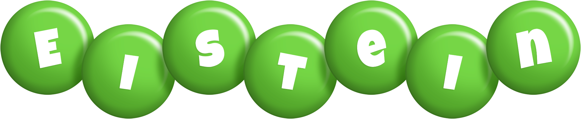 Eistein candy-green logo