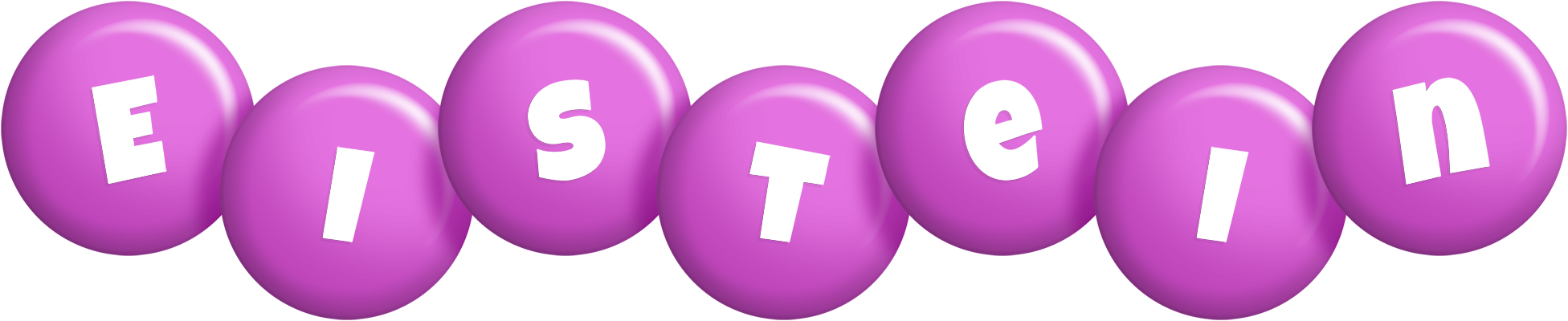 Eistein candy-purple logo