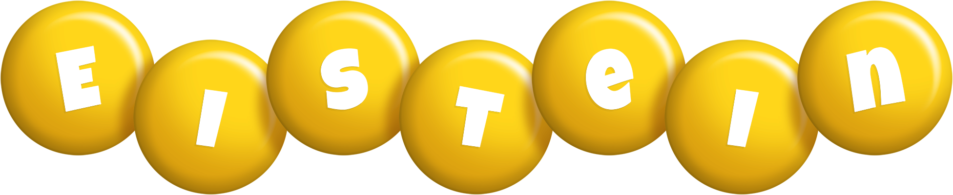 Eistein candy-yellow logo