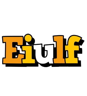 Eiulf cartoon logo