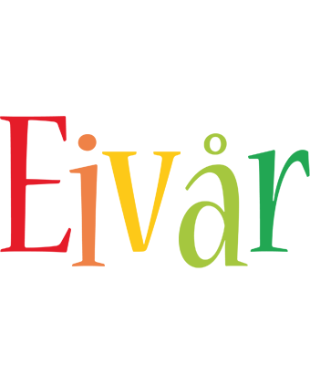 Eivår birthday logo