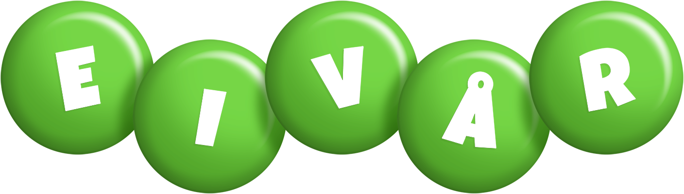 Eivår candy-green logo