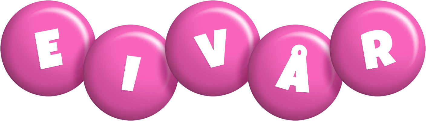Eivår candy-pink logo