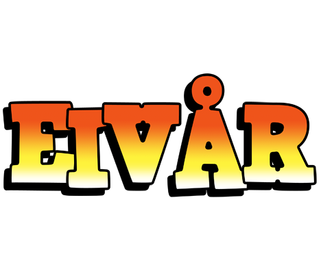 Eivår sunset logo