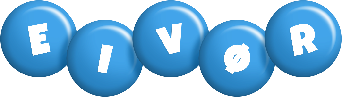 Eivør candy-blue logo