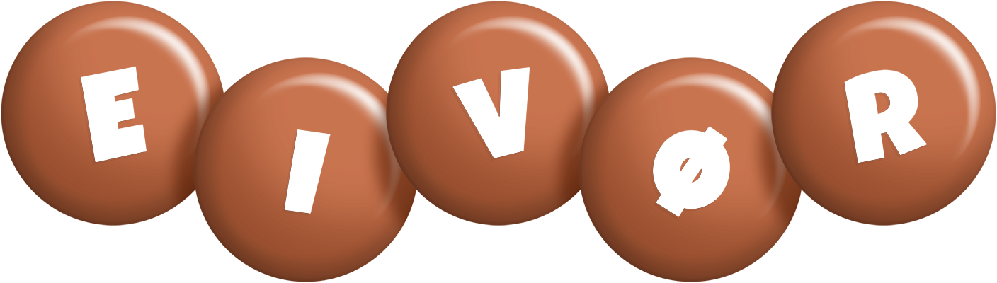 Eivør candy-brown logo