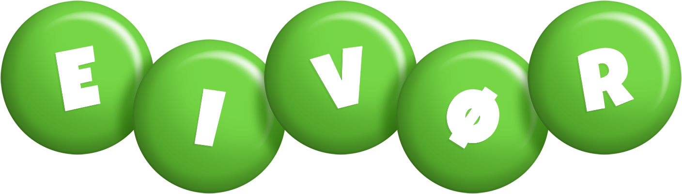 Eivør candy-green logo