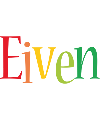 Eiven birthday logo