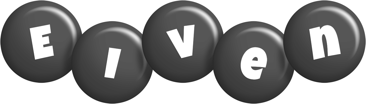 Eiven candy-black logo