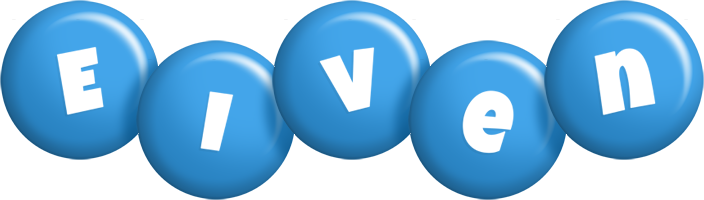 Eiven candy-blue logo