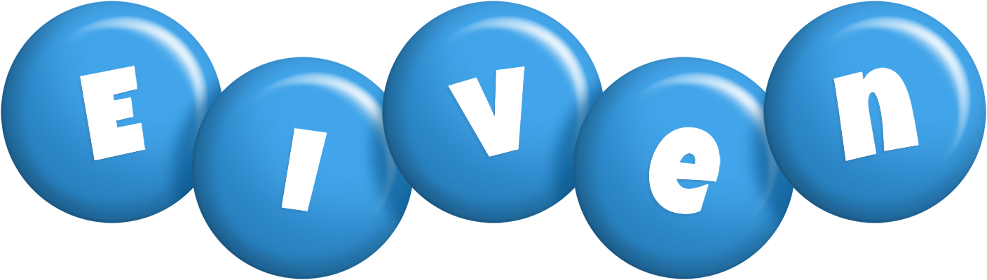 Eiven candy-blue logo