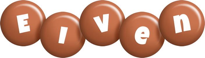 Eiven candy-brown logo